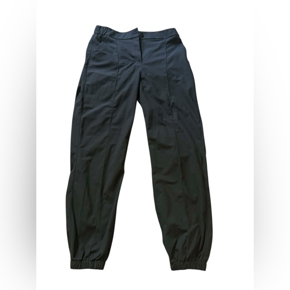 Lululemon Warpstreme 7/8 High Rise Women's 29 Jogger Pants Black Gray 26" Inseam - Picture 2 of 9